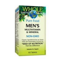 Мултивитамини и минерали за мъже, Whole Earth & Sea, 60 табл.