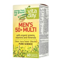 Мултивитамини за Мъже 50+, Vitaday, 60 V-капс.