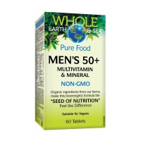 Мултивитамини и минерали за мъже 50+, Whole Earth & Sea, 60 табл.