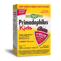 Примадофилус Кидс Пробиотик за деца, 30 дъвчащи табл. + ПОДАРЪК Мешка за оцветяване с флумастери