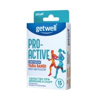 Пластир Pro-Active, Getwell, 15 бр.