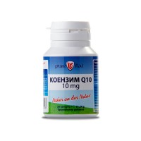 Коензим Q10 / 10 мг, Purevital, За здраво сърце и виталитет, Капсули х 50 