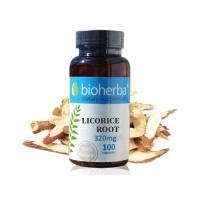 Сладник корен - при кашлица и бронхит, Bioherba, 320 мг, 100 капс.