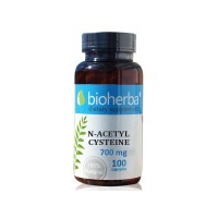 Н-Ацетил Цистеин, Bioherba, 700 мг, 100 капс.