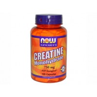 КРЕАТИН ( CREATINE Monohydrate ) , Now Foods, 750 мг, 120 капсули