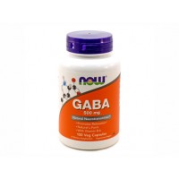 GABA 500 мг + B6, NOW Foods, КАПСУЛИ Х 100