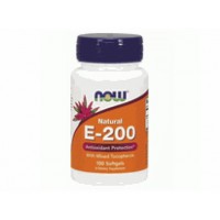 Витамин E-200 IU MT, NOW Foods, ДРАЖЕТА Х 100