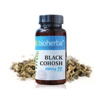 Черен кохош – Шатавари, при менопауза, Bioherba, 280 мг, 60 капс.