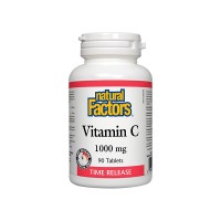 Витамин C и Биофлавони, Natural Factors, 1000 mg, 90 табл. с удължено освобождаване