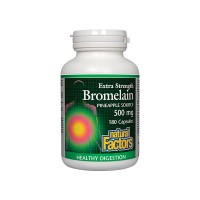 Бромелаин, Natural Factors, 500 mg, 90 капс.