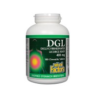 Ди Джи Ел (DGL), Natural Factors, 400 mg, 90 дъвчащи табл.