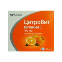Цитровит Витамин С, Actavis, 100 мг, 40 табл.