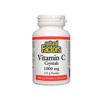 Витамин С (Кристали) пудра, Natural Factors, 1000 mg, 125 гр.