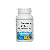 Л-Карнозин, Natural Factors, 500 mg, 60 V-капс.