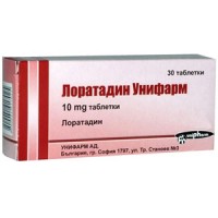 ЛОРАТАДИН УНИФАРМ 30 таблетки - противоалергично