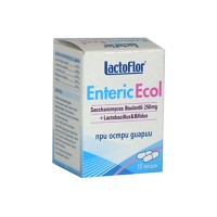 ЛАКТОФЛОР,  ENTERIC ECOL, КАПСУЛИ, 400 мг Х10