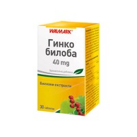 ГИНКО БИЛОБА тбл.40 мг.х 30, WALMARK, Валмарк