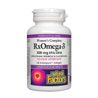 RX Omega-3 Women`s Complete, Омега Фактор за жени, 1035 mg, 60 софтгел капс.
