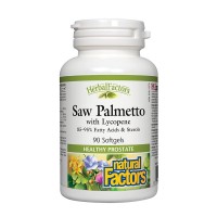 Сао Палмето с Ликопен, Natural Factors, 442 mg, 90 софтгел капс.