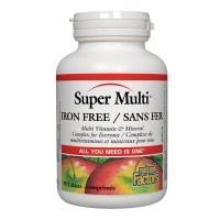 Super Multi Iron Free Мултивитамини, Natural Factors, 90 табл.