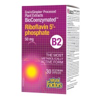 BioCoenzymated Витамин В2, Natural Factors, 30 капс.