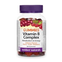 Витамин В Комплекс Гъми, Webber Naturals, 60 желирани табл.