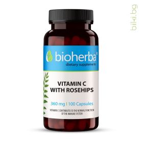 Витамин С с Шипка, VITAMIN C & Rosehip, Биохерба, витамин ц, шипка,