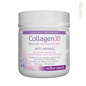 Collagen30 Колаген Webber Naturals 2500 mg 150 гр, колаген30, колаген на прах