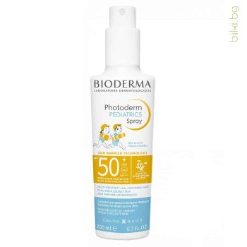 photoderm, bioderma, слънцезащитен спрей, деца, детски, spf50