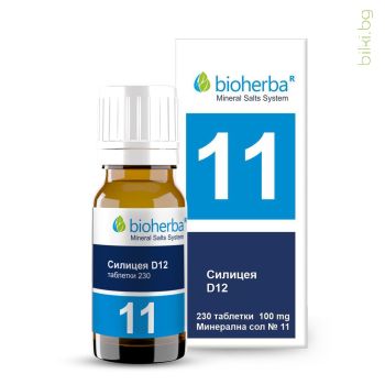 минерална сол, сол №11 silicea d12, силицея, mineral salt