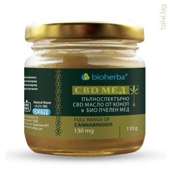 cbd, масло от коноп, конопено масло, конопено масло в мед, био пчелен мед, биохерба, bioherba, hemp honey, цена