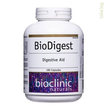 biodigest, bioclinic naturals, natural factors, биодиджест, капсули, хранителна добавка