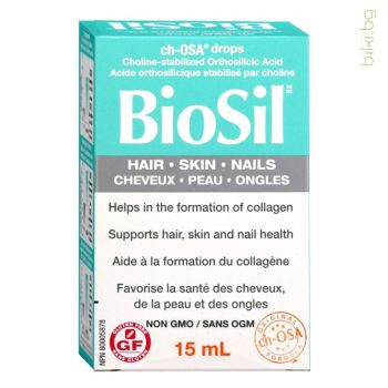 biosil коса, кожа и нокти, силиций, ортосилициева киселина, бръчки, младост, коса, кожа, здрави нокти, силиций при косопад, здрави кости, биосил хранителна добавка, preferred nutrition