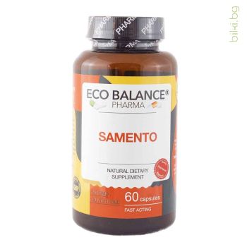 samento,саменто,еко баланс,котешки нокът,uncaria tomentosa, eco balance, 60 капсули