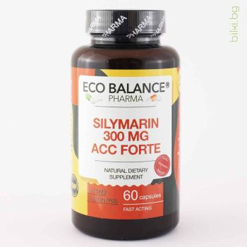 Силимарин 300,АЦЦ Фортe, Eco Balance, 60 капсули