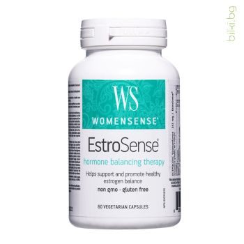 естросенс, womensense, natural factors, estrosense, естрогени, хормонален баланс, хормони, предменструален синдром, менопауза, климакс