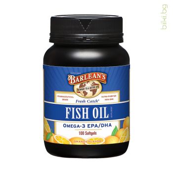 РИБЕНО МАСЛО барлийнс, BARLEANS, fish oil, softgels, капсули