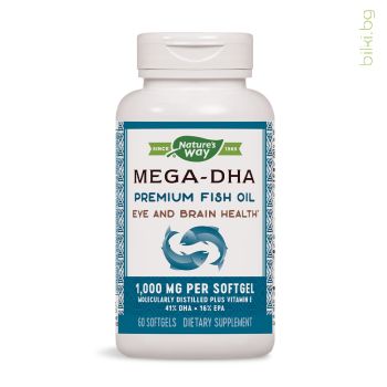 mega dha, natures way, мега дха, капсули