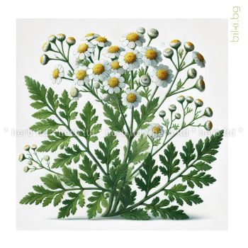 Моминска вратига стрък рязан, Tanacetum parthenium