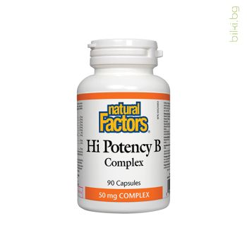 hi potency, в-комплекс, natural factors, обменни процеси