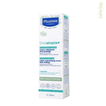 mustela, stelatopia, крем