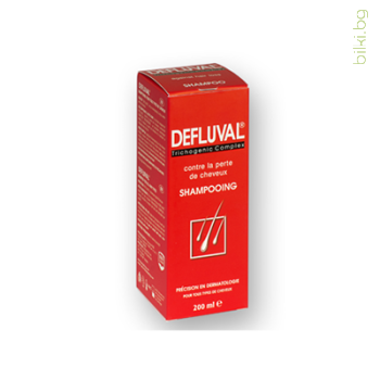 defluval, шампоан, косопад