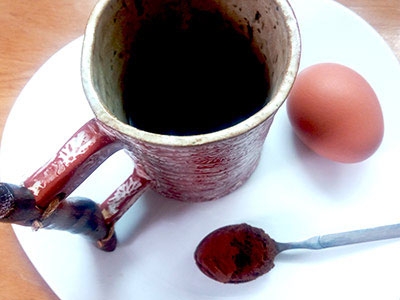 egg coffee, кафе по скандинавски, с яйце